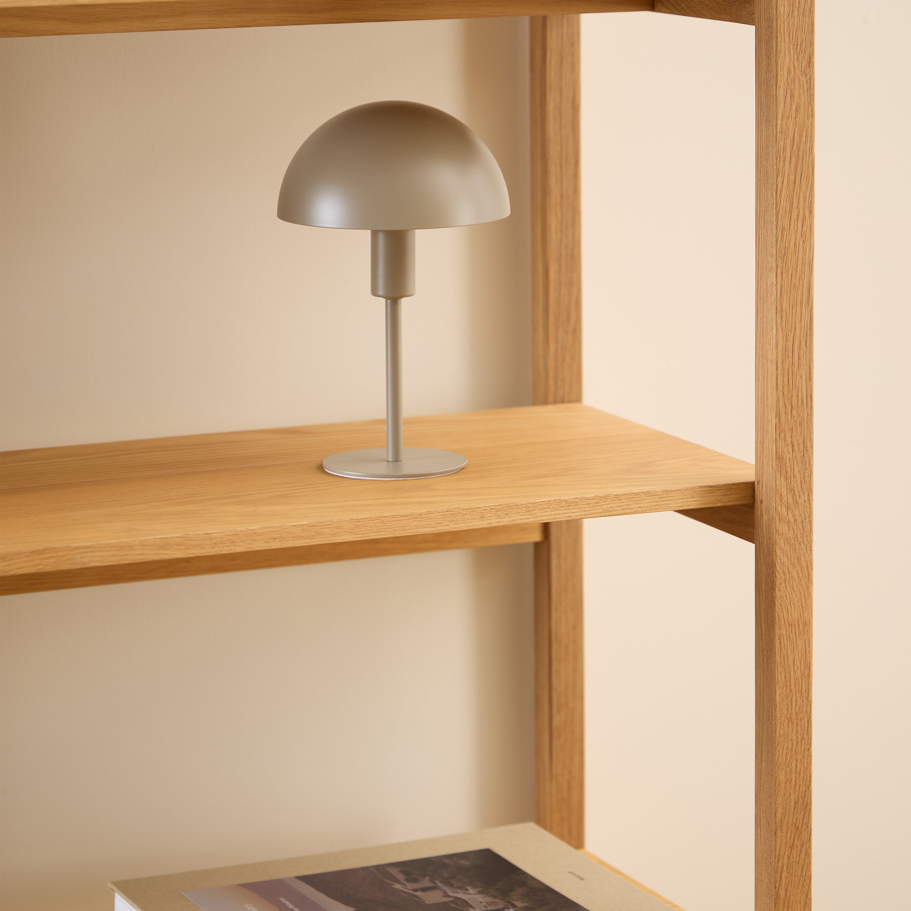 Ludza Rectangular Bookcase With 6 Shelves in Oak