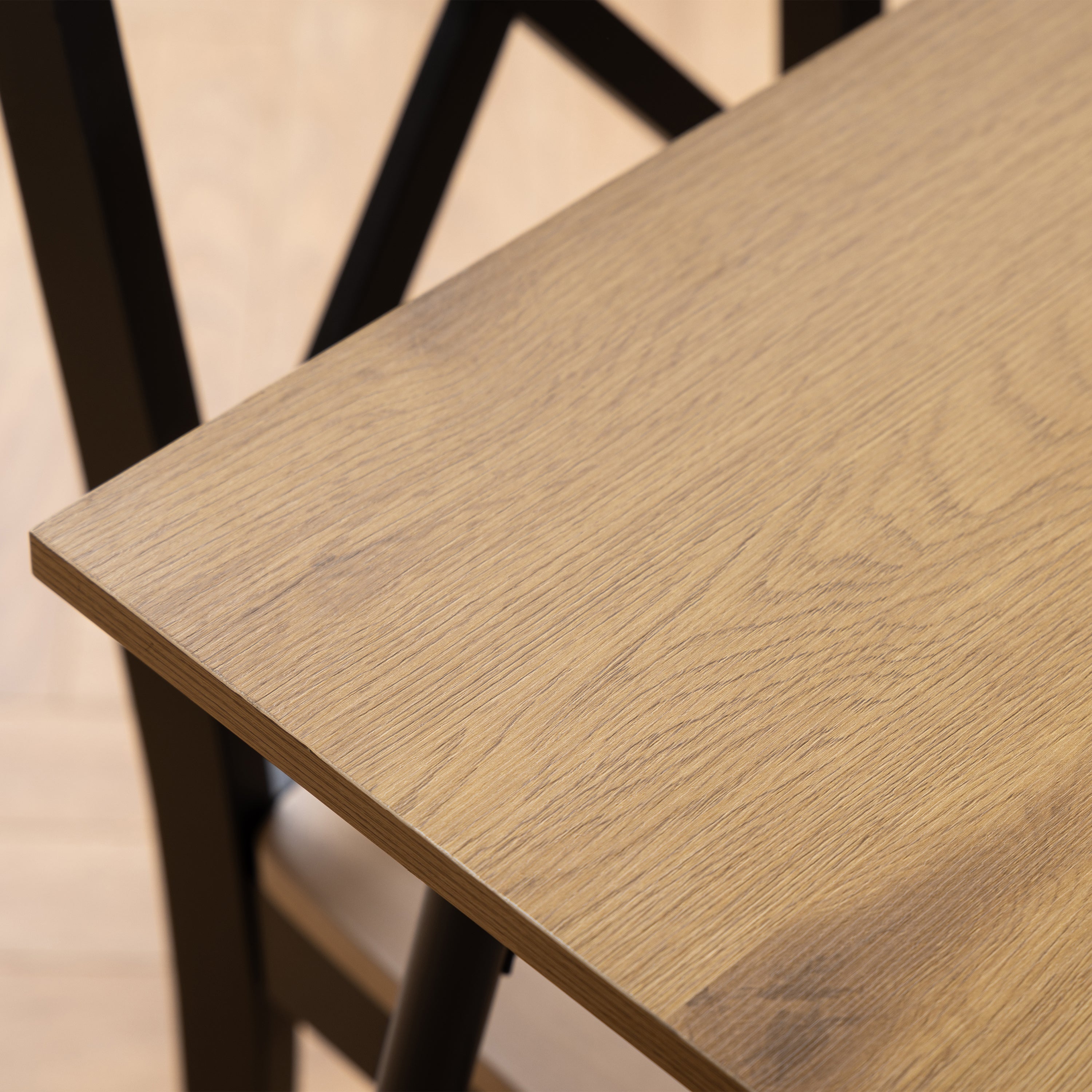 Peru Rectangular Dining Table in Wild Oak 120x75cm