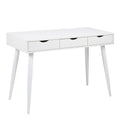 Neptun 3 Drawer Office Desk in White