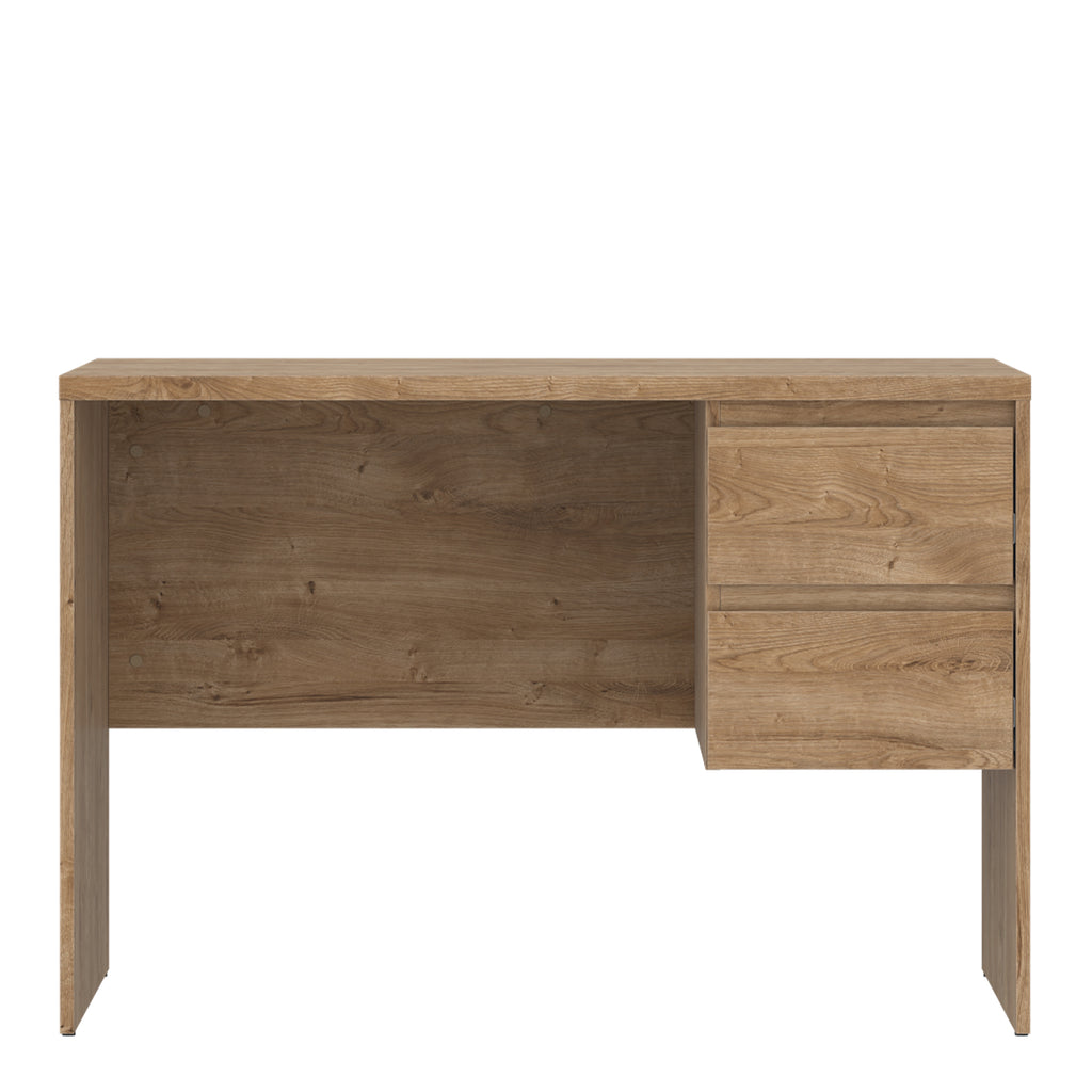 Fribo Desk 2 Drawer in Golden Ribbeck Oak