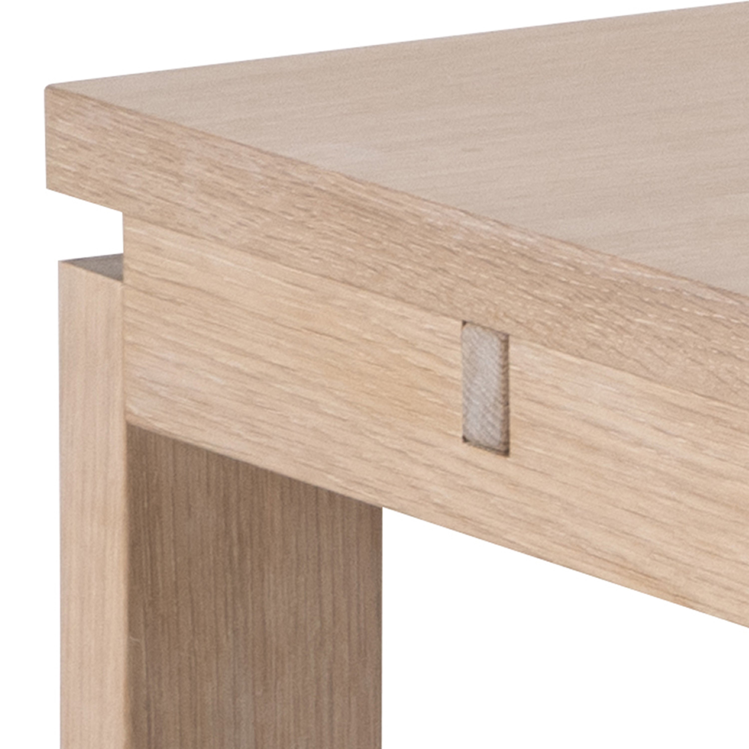 Linley Extendable Dining Table in White Oak 200/300 x 100 x 75cm