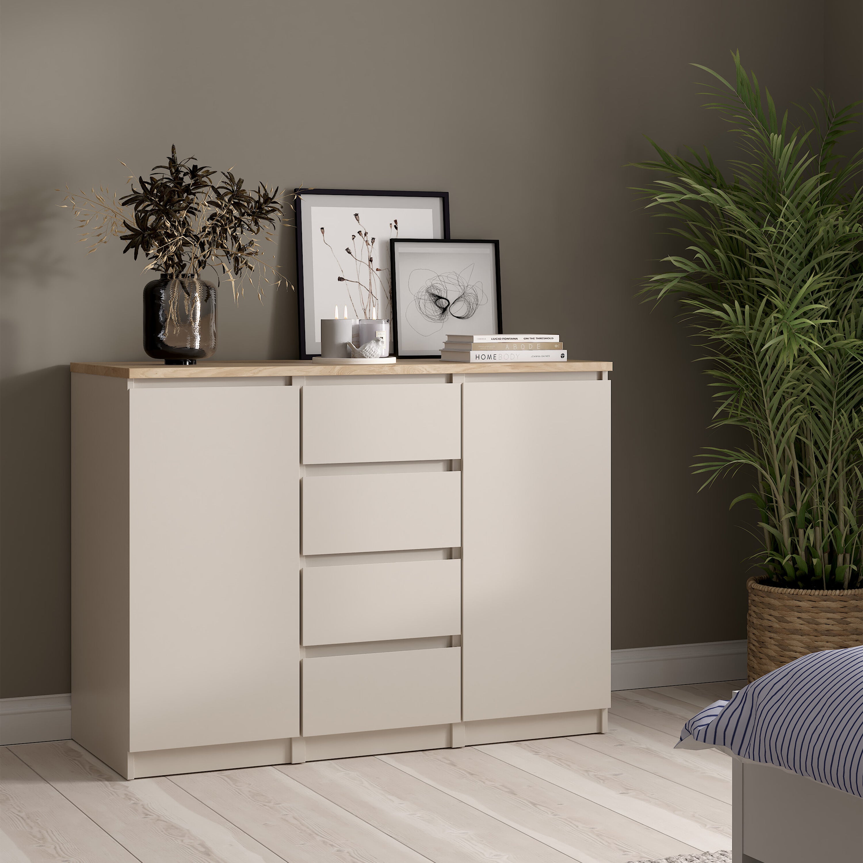 Naia Sideboard in Cashmere Jackson Hickory
