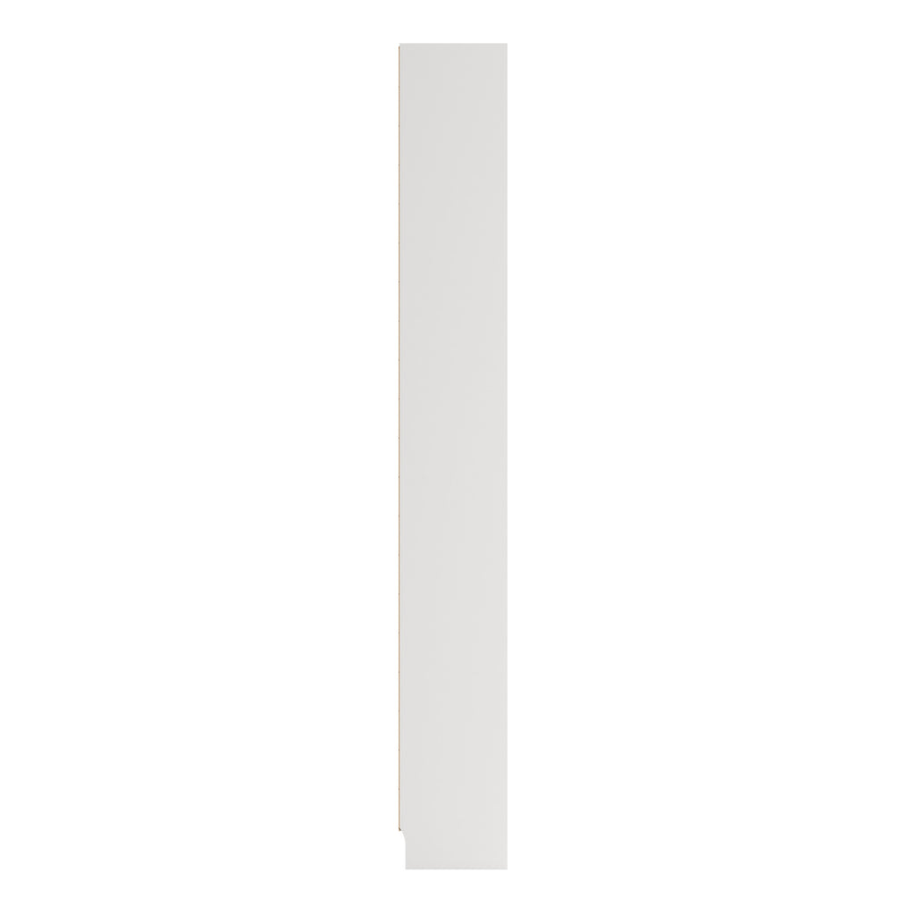 Basic Tall Wide Bookcase (4 Shelves) in White