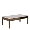 Southampton Rectangular Coffee Table 1 Drawer 1 Shelf  in Cream Ceramic