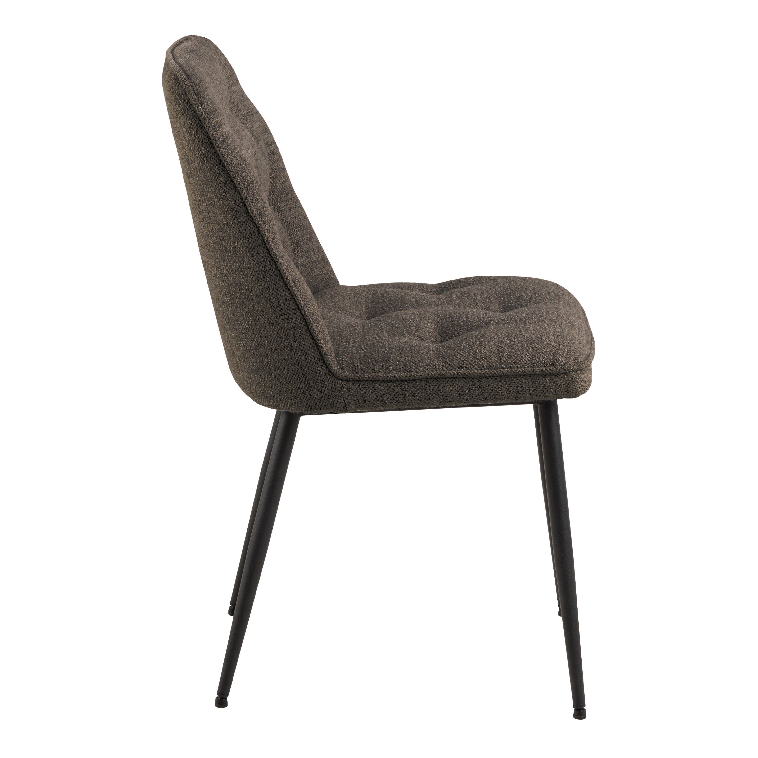 Wicklow Ceramic Dining Table Brown/Black 140x75cm Included 4 Brooke Dining Chairs in Taupe