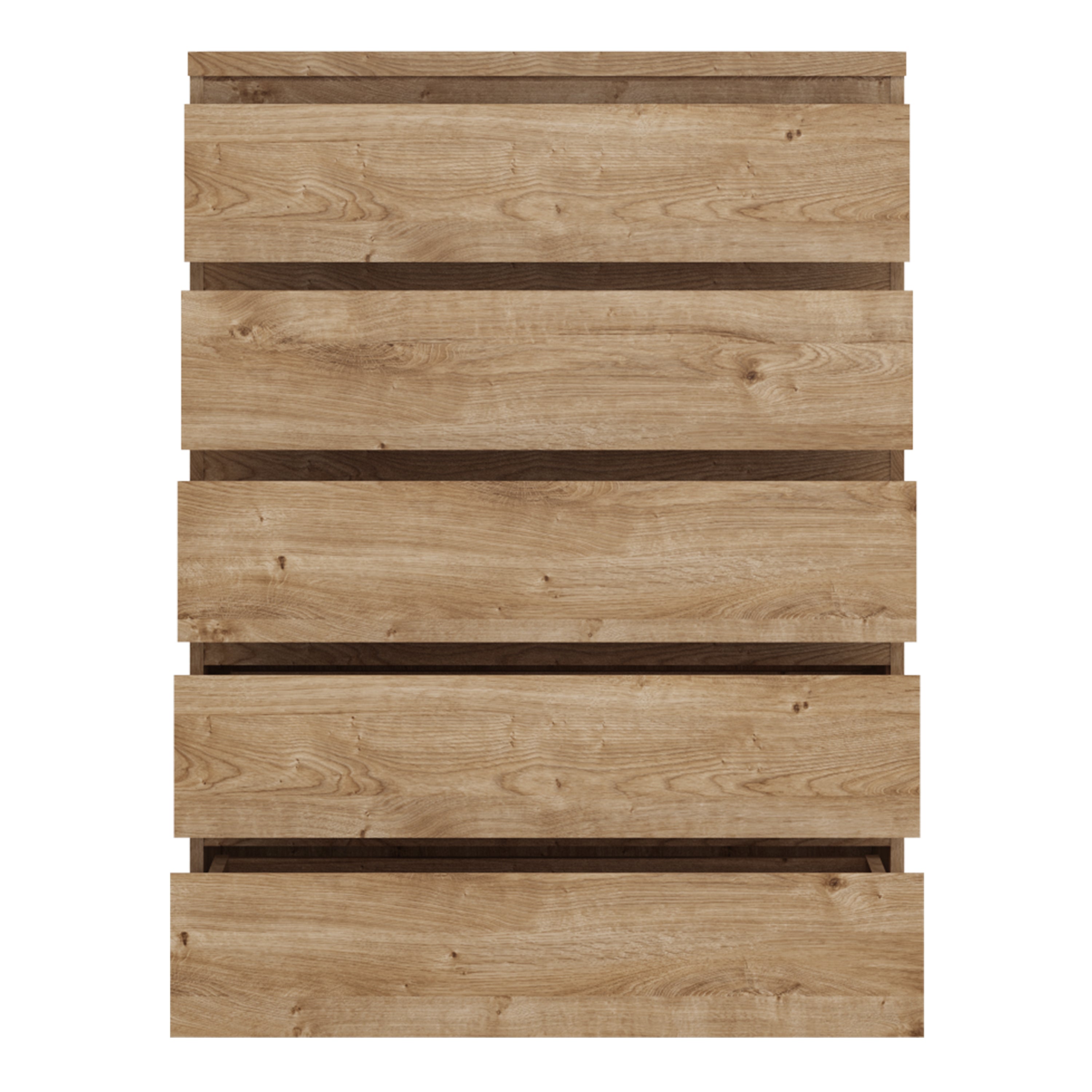 Fribo Chest of 5 Drawers in Golden Ribbeck Oak