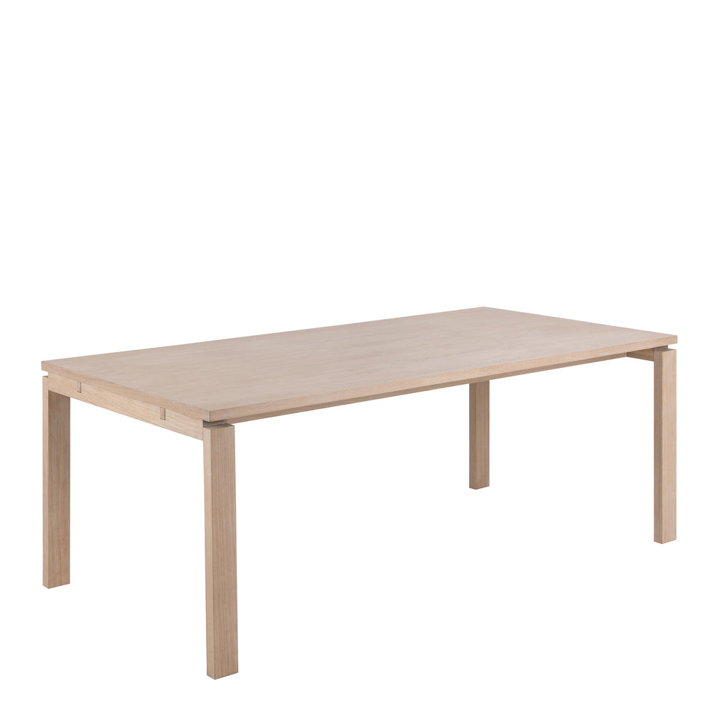 Linley Extendable Dining Table in White Oak 200/300 x 100 x 75cm