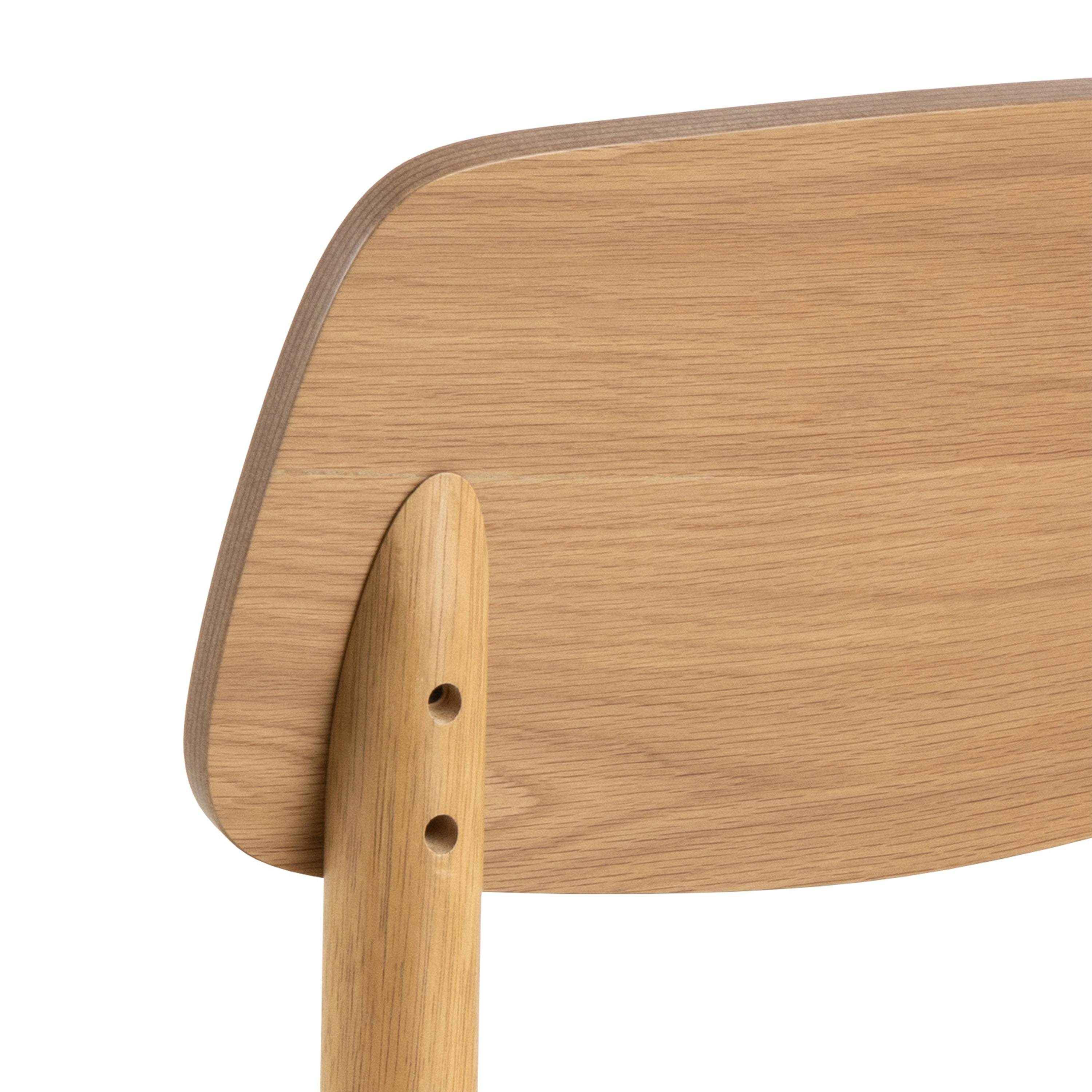 Barlow Bar Table in Matt Oak Included 2 Barlow Bar Stool in Matt Oak