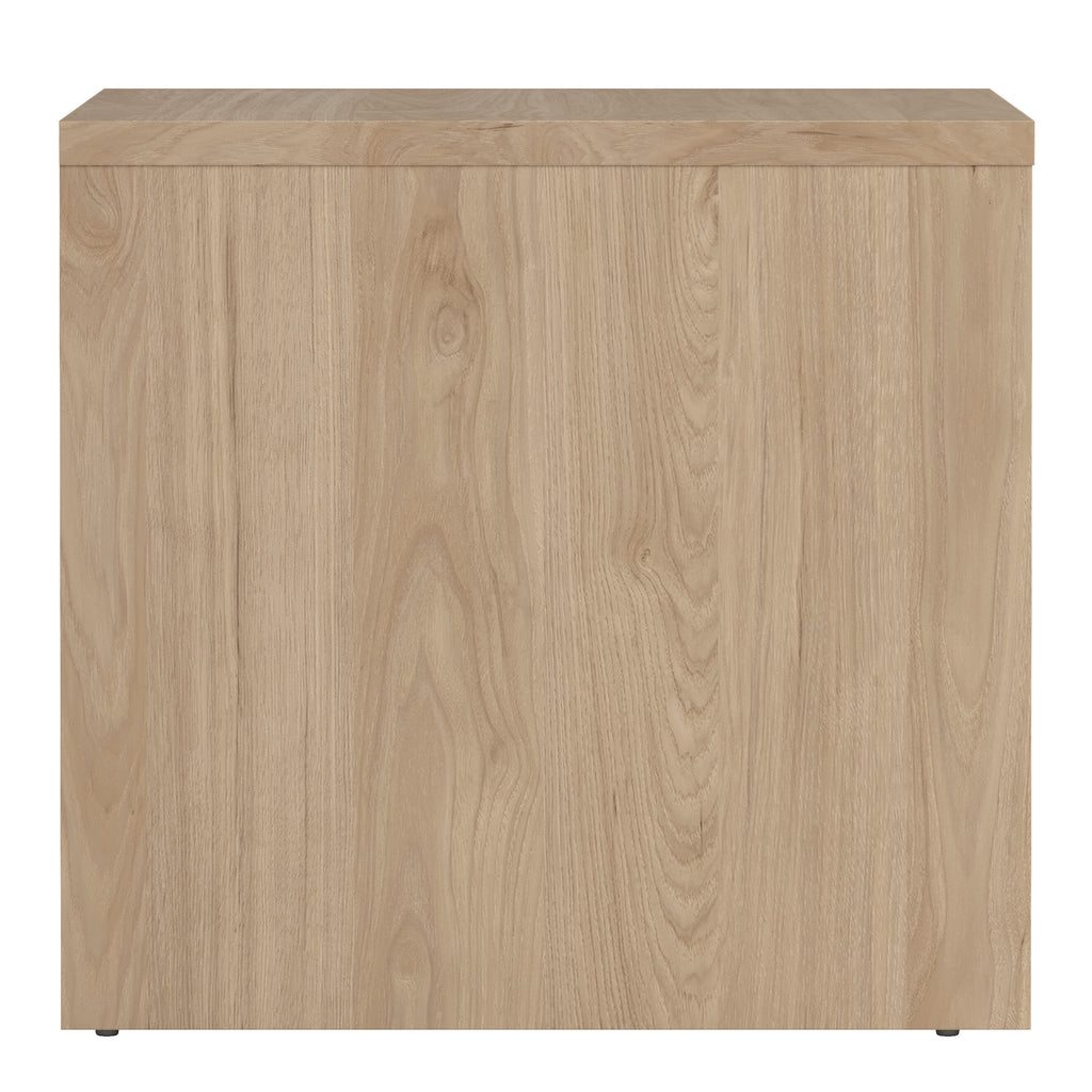 Next Nightstand 2 drawers Jackson Hickory White high gloss