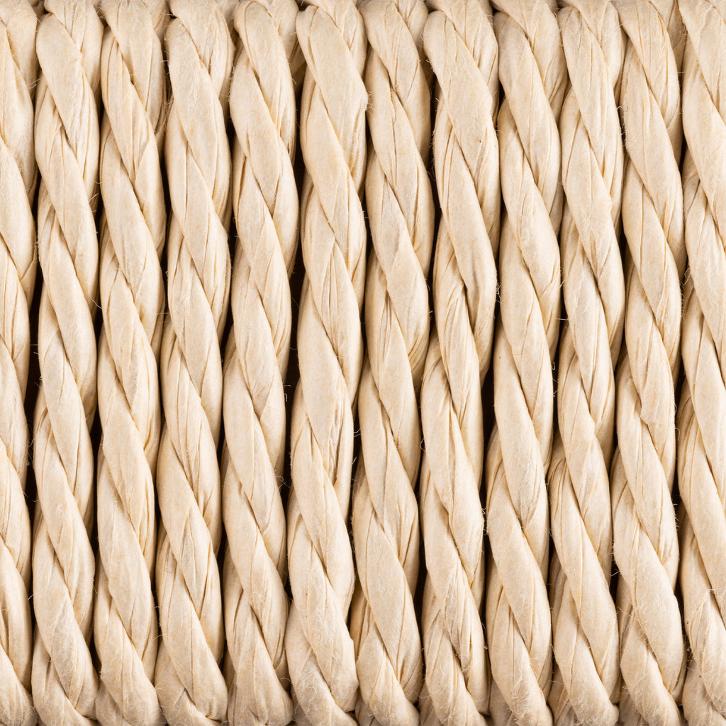 Alvin Weaved Bench in Off White