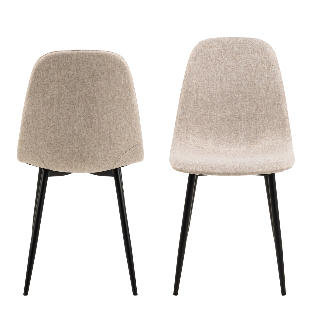Celia Dining Chair in Beige Set of 4