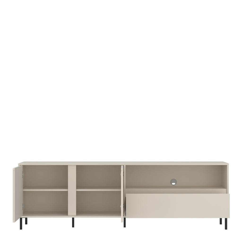 Avenale TV Cabinet 2 Door 1 Drawer in Cashmere