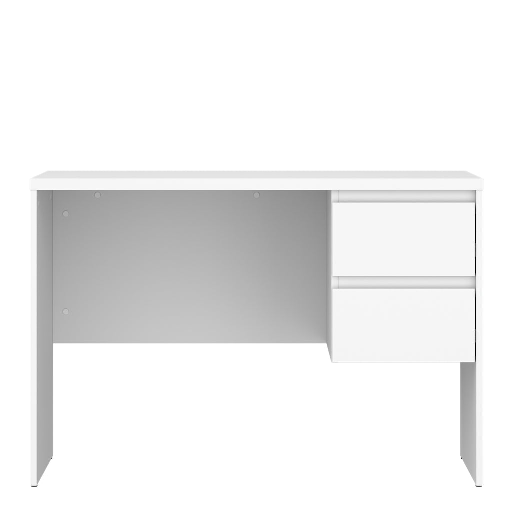 Fribo Desk 2 Drawer in Alpine White