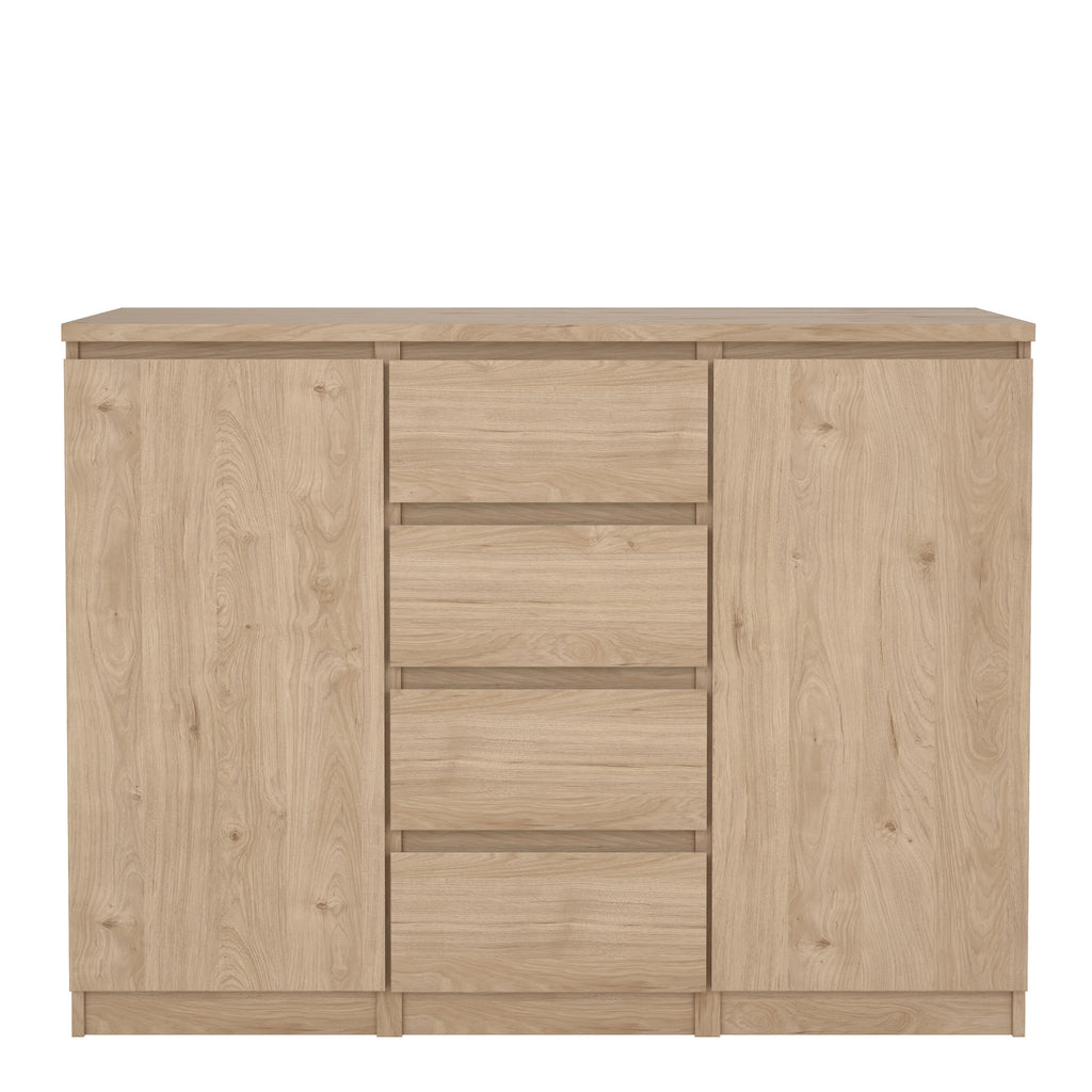 Naia Sideboard  4 Drawers 2 Doors in Jackson Hickory Oak