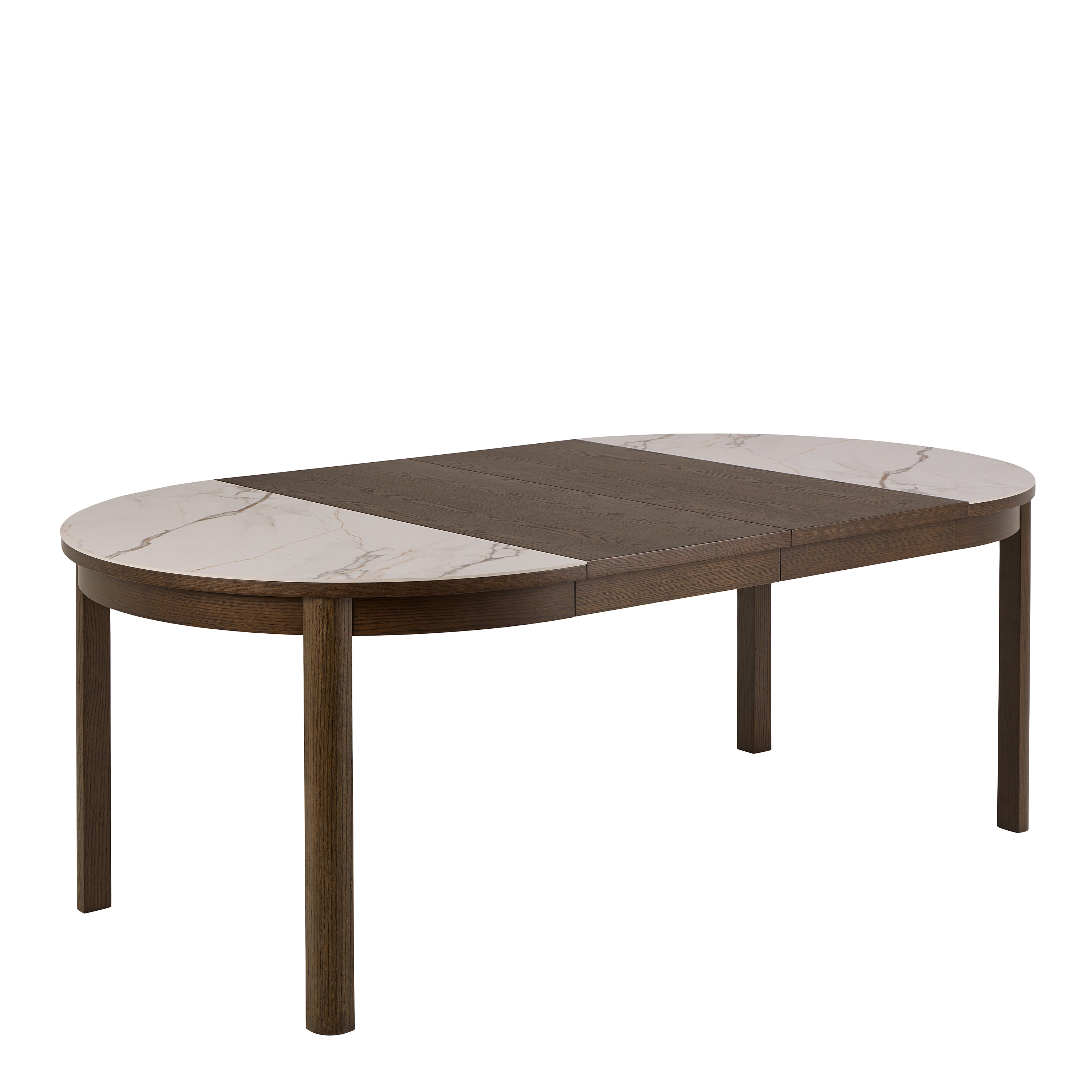 Southampton Round Extendable Dining Table in Cream Ceramic 120/220 x 120 x 75cm