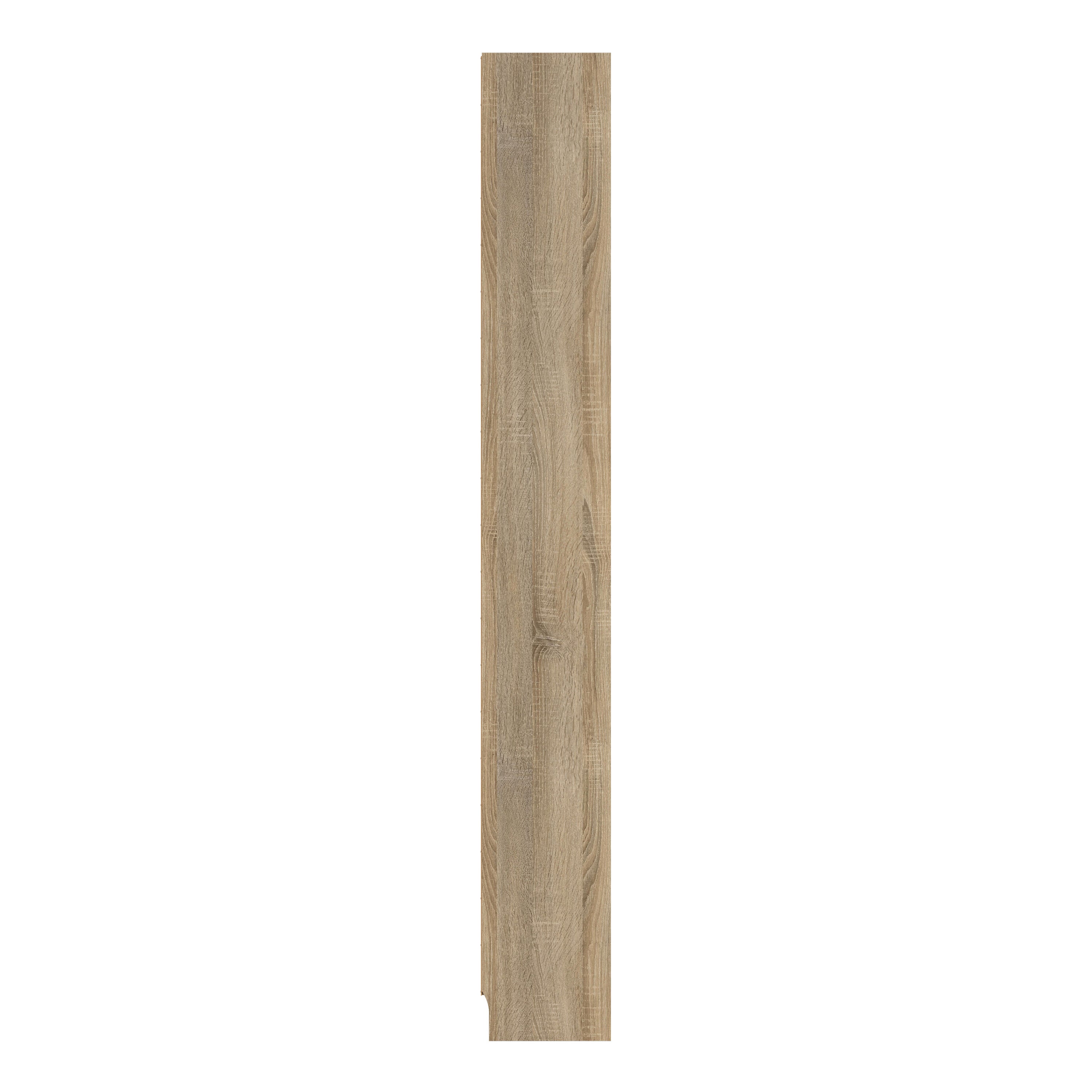 Basic Tall Wide Bookcase (4 Shelves) in Oak