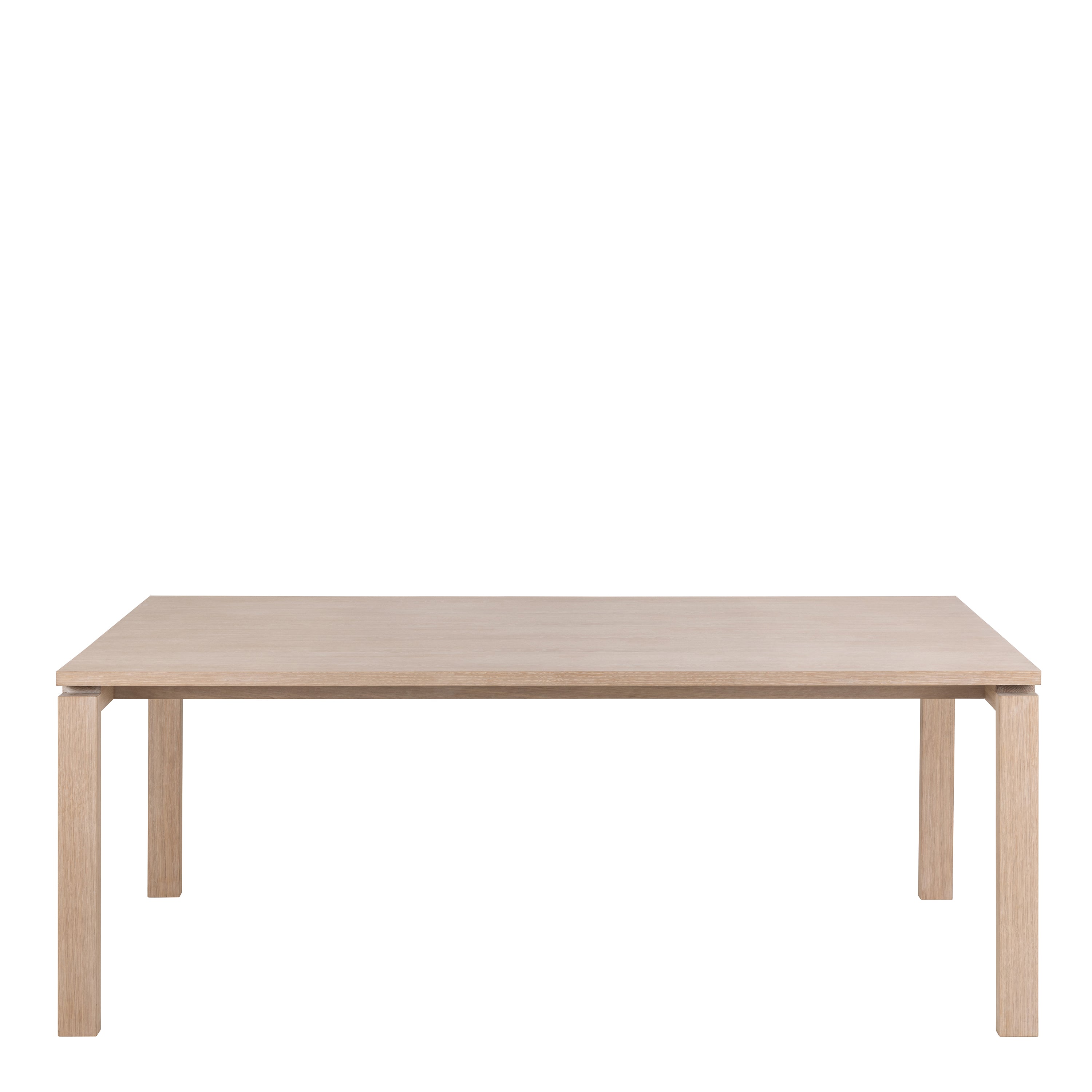 Linley Extendable Dining Table in White Oak 200/300 x 100 x 75cm
