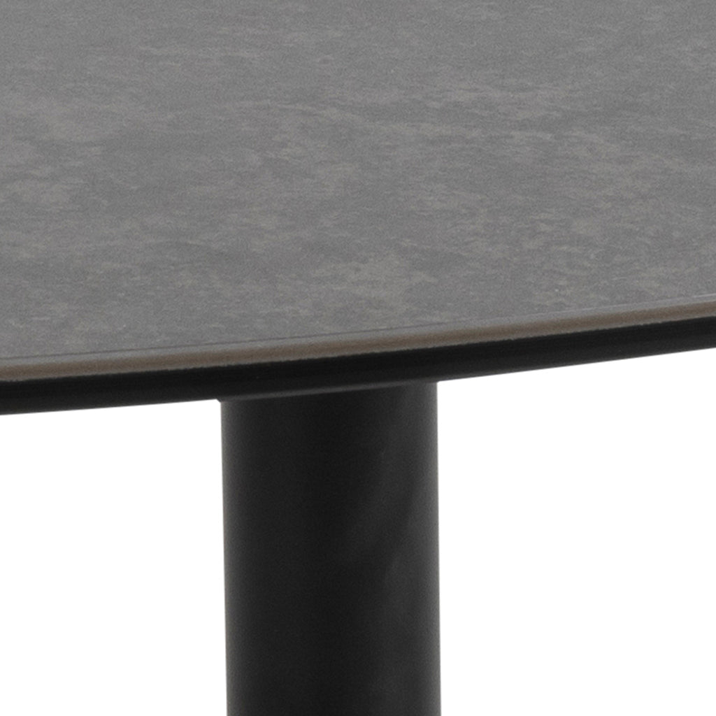 Barnsley Black Ceramic Coffee Table 100x95x41 cm