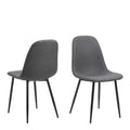 Celia Dining Chair in Light Grey Set of 4