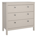 Madrid Chest 3 Drawers in Cashmere