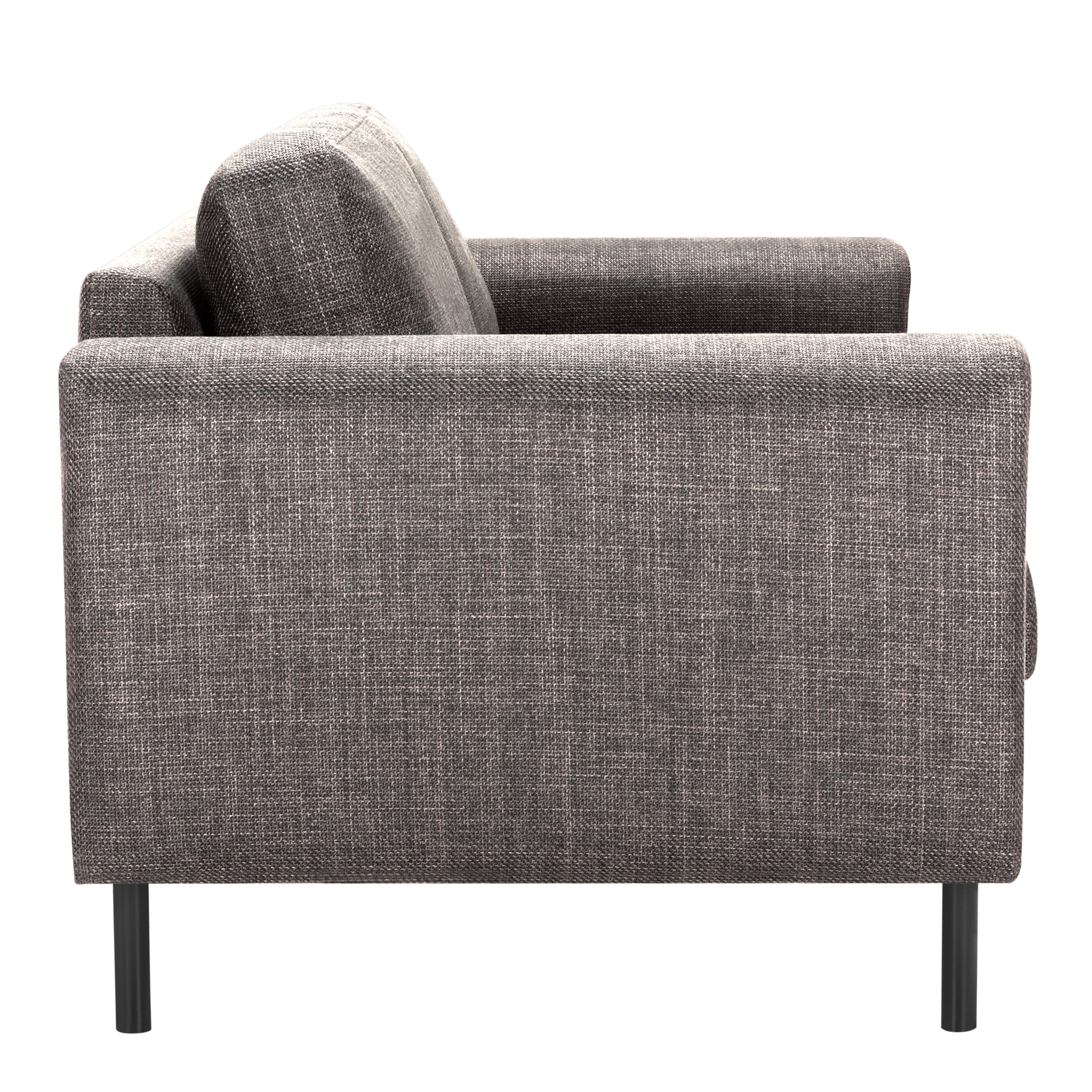 Omaha 2 + 3 Seater Sofa set in Basel Light Grey Brown Fabric