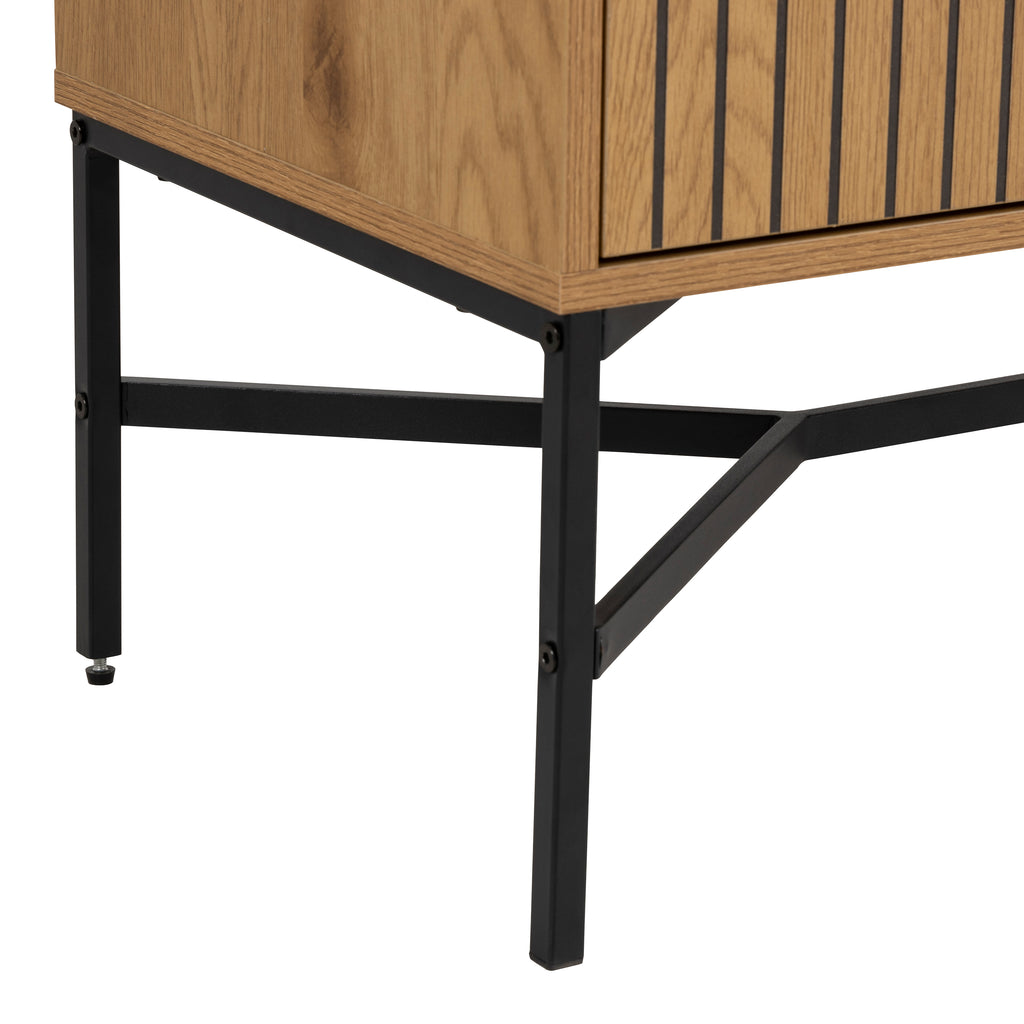Jaipur Sideboard with  2 Doors and 1 Drawer in Wild Oak