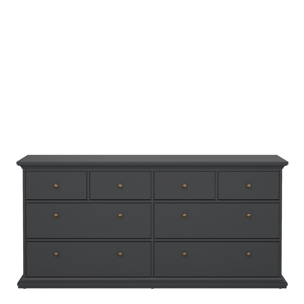 Paris Chest of 8 Drawers in Matt Grey