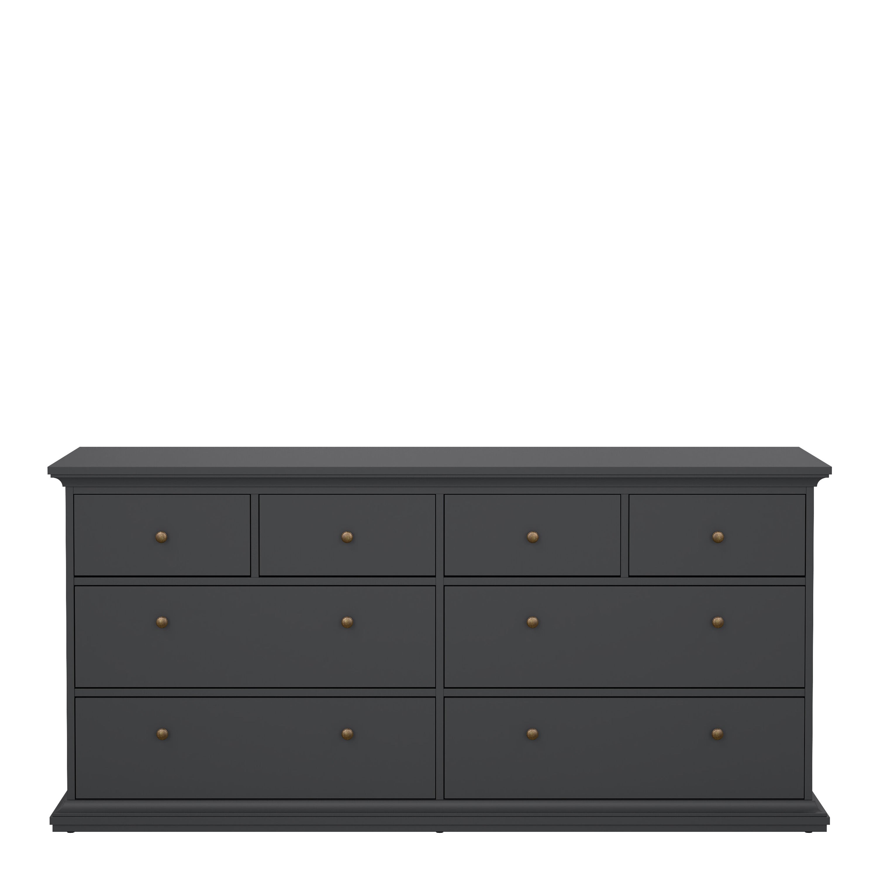 Paris Chest of 8 Drawers in Matt Grey
