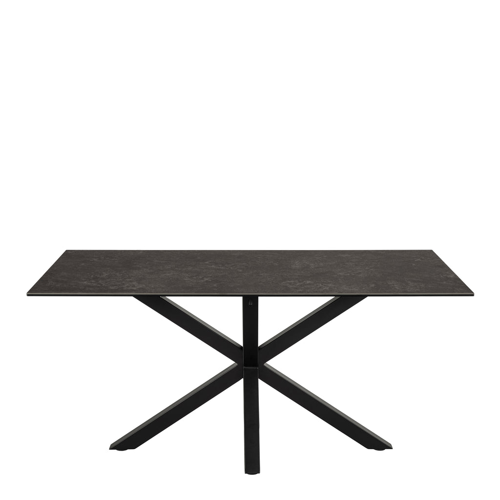 Heaven Dining Table in Ceramic  Black Top 160x75.5cm