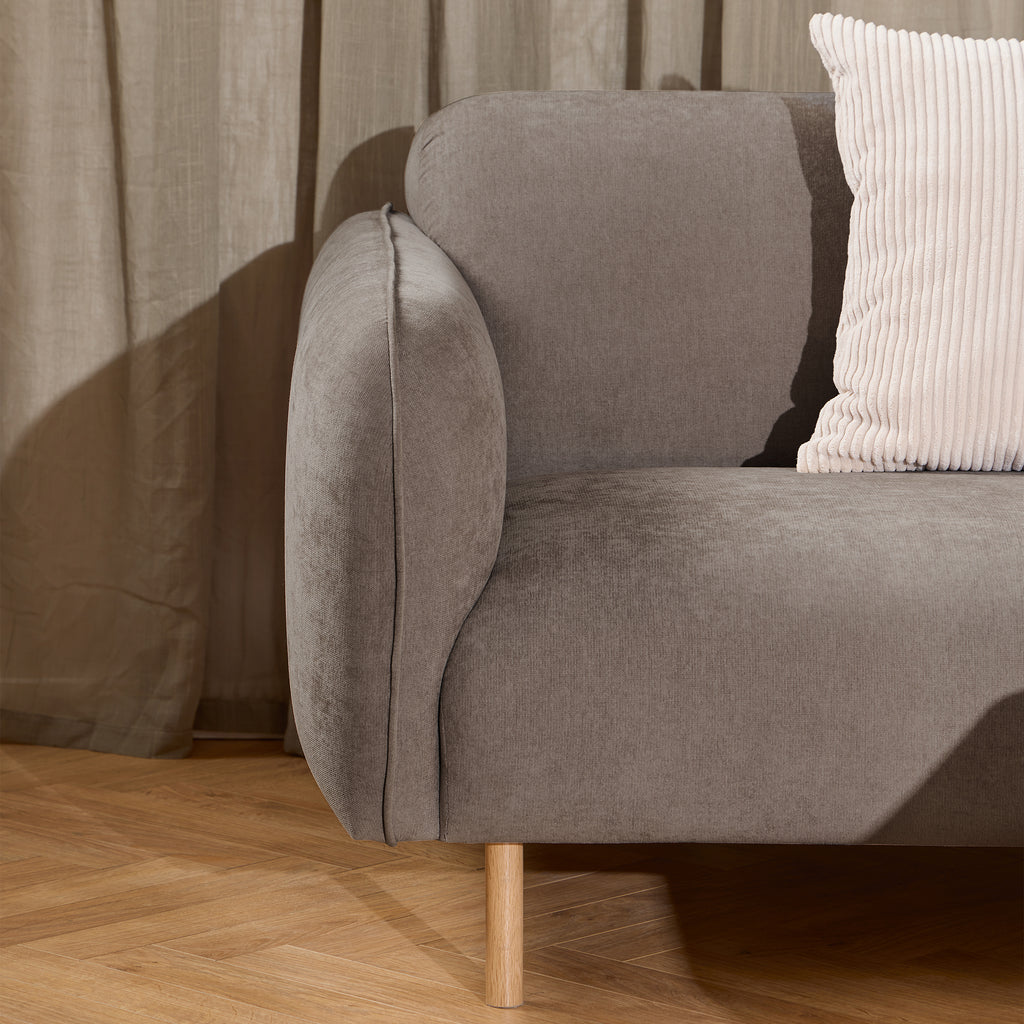 Westham 2.5 Seater Sofa in Dusty Brown Fabric