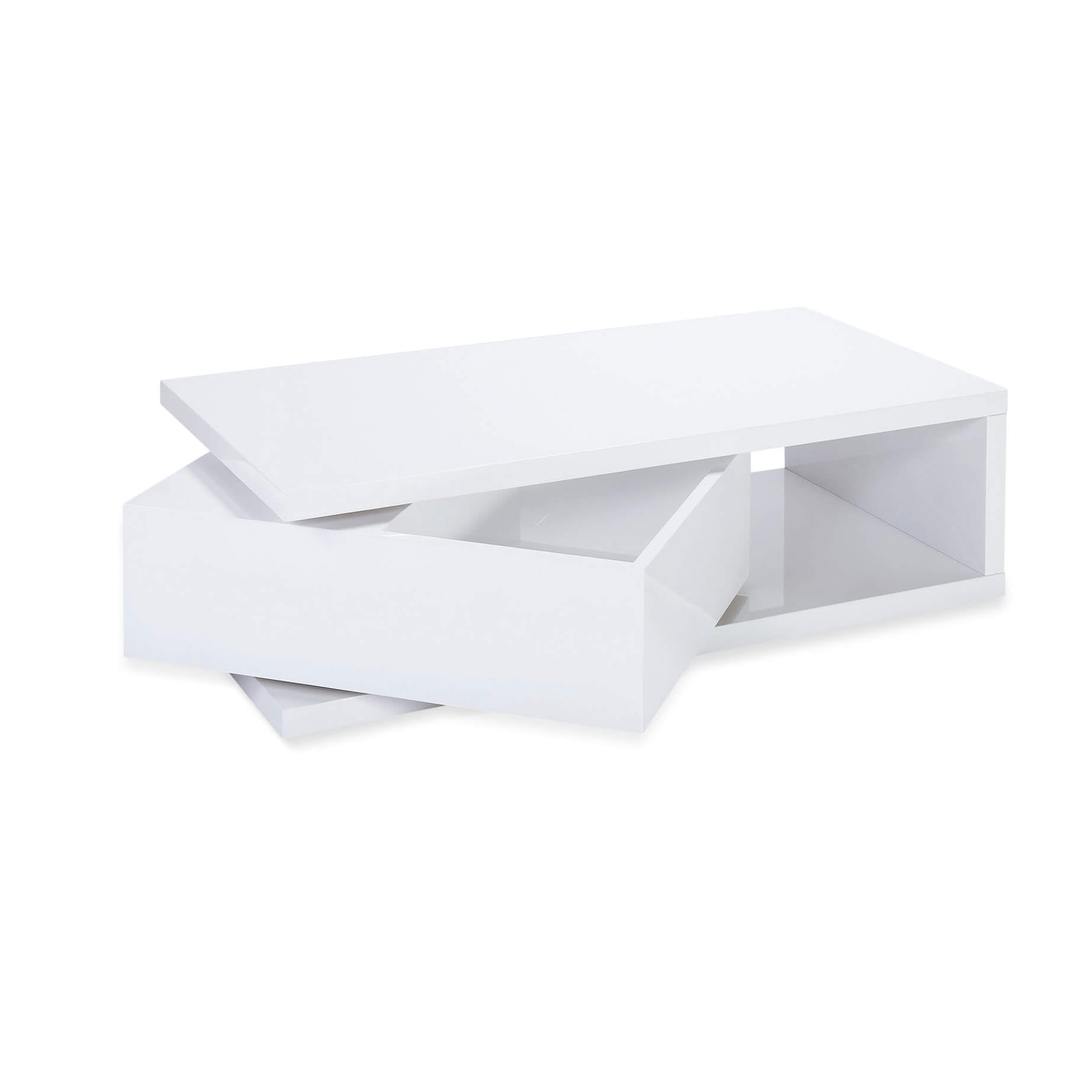 Hugh High Gloss Coffee Table White