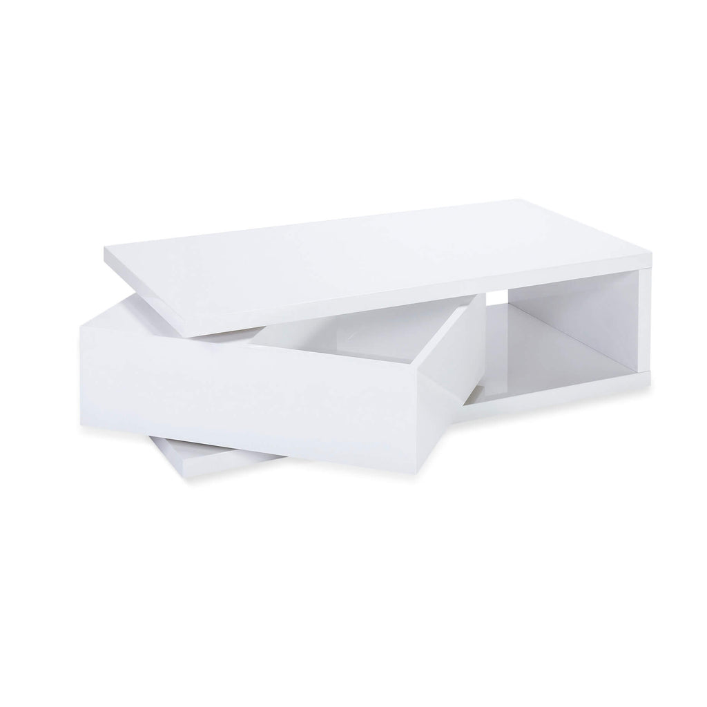 Hugh High Gloss Coffee Table White