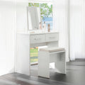 Topline Dressing Table with Mirror & Stool